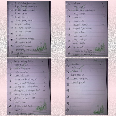 list of newborn stuffs