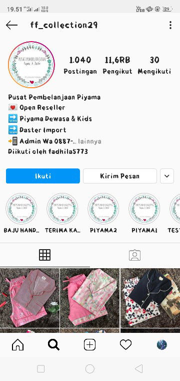 ketipu olshop di IG
