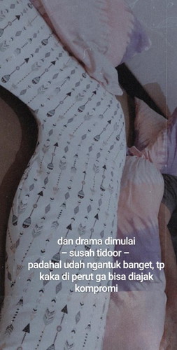 ada yang susah tidur??