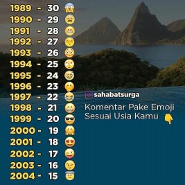 cek umur biar sopan manggil nya ??