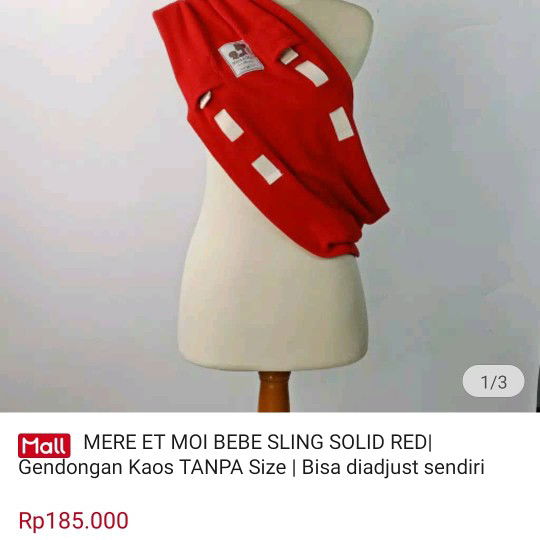 Gendongan Kaos Mere Et Moi