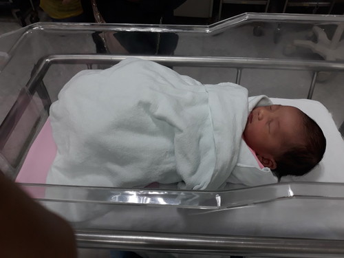 หลังจากโพสถามไปตอนนี้คลอดน้องแร้วน่ะค่ะ น้ำหนัก3350