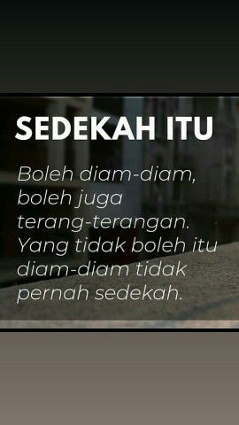 perbanyak sedekah yuk