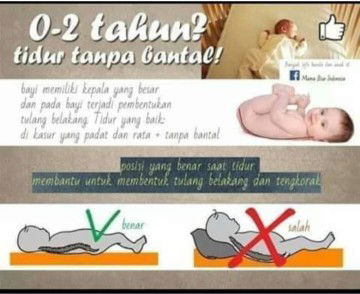 BAYI 0-2 TAHUN TANPA BANTAL
