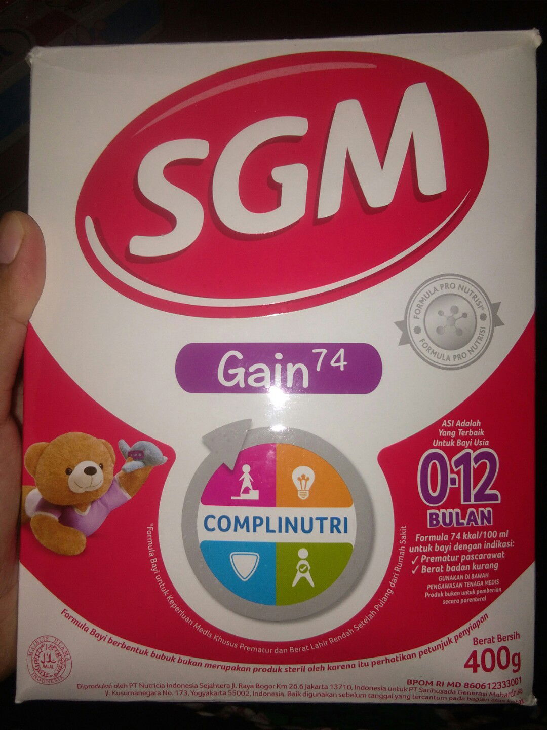 sufor  berat badan bayi kurang.