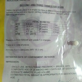 Anu po sabi sa result? Pelvic po ito..