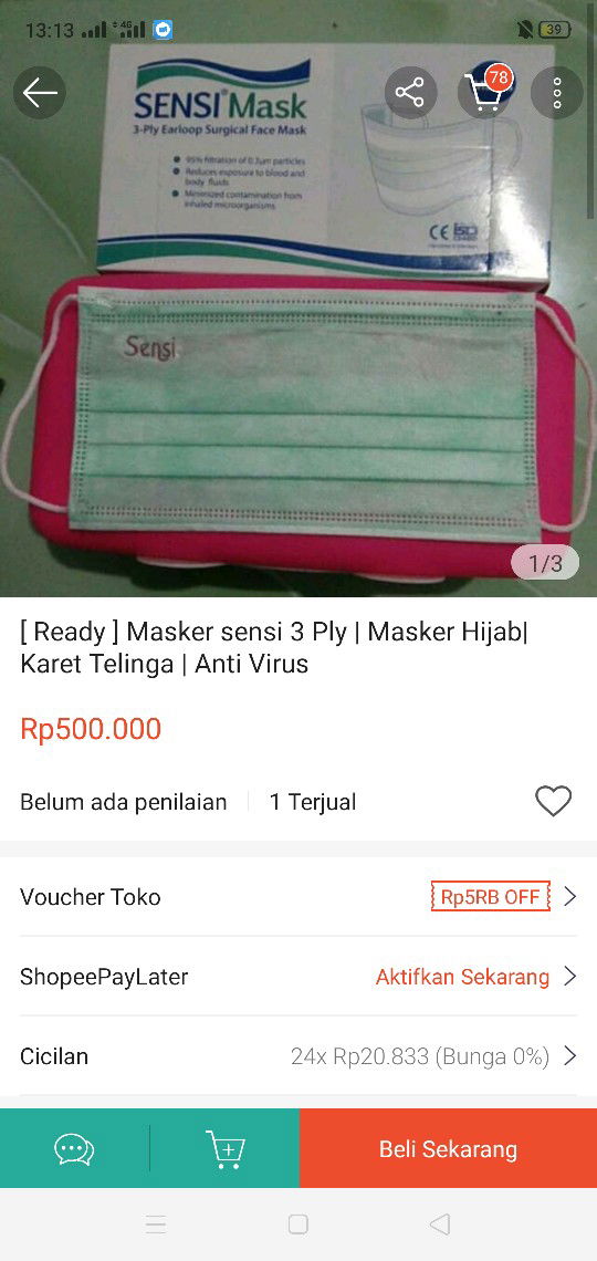 Butuh masker