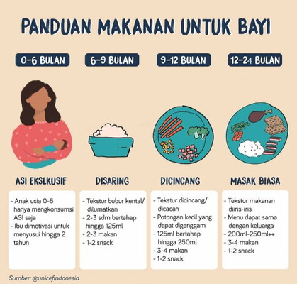 Panduan Makan untuk Bayi