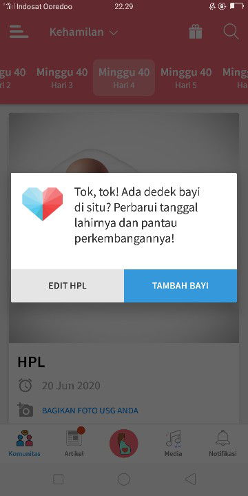 Telat dari hpl