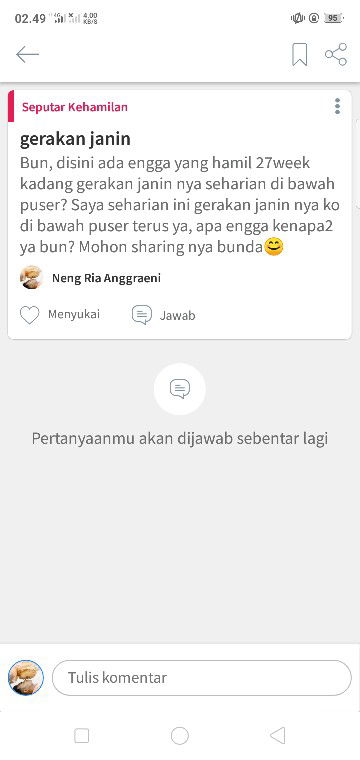 tidak ada yang respon