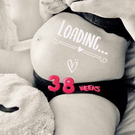38 week 1 day ยังเงียบอยู่เลย บ้านไหนเป็นบ่างจ้าา ทีม มิถุนา จ้าา