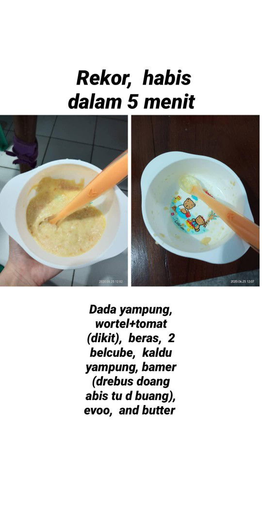MPASI BAYI 6 BULAN HOMEMADE