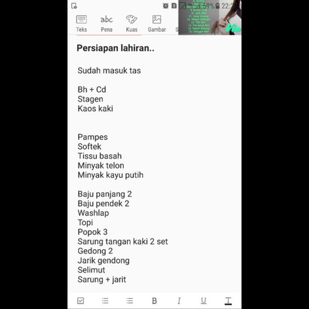Persiapan