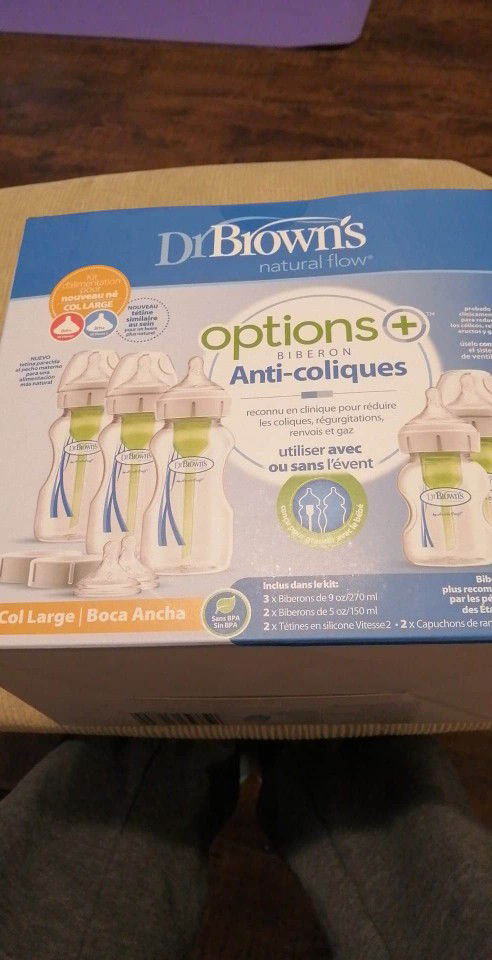 (Brand new) Dr Brown's Anti Colic Feeding Bottles - Options +