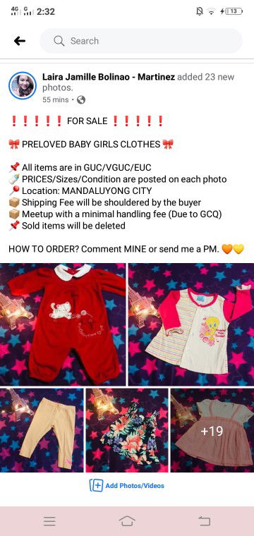 Preloved Baby Girl Clothes 0 to 18 months