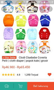 Gatel pengen koleksi clodi