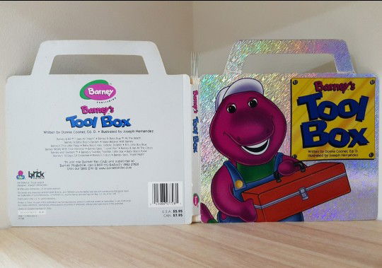 Selling this Barney's Tool Box Board Book @ $2