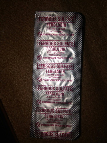 Ferous sulfate/Ferglobin