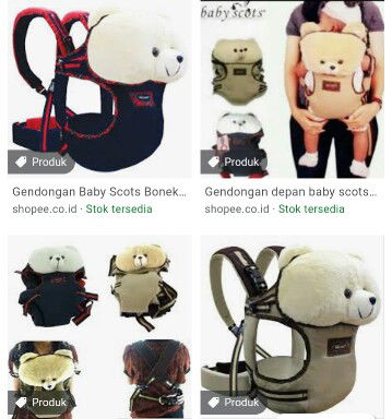 Gendongan Baby Scots Boneka