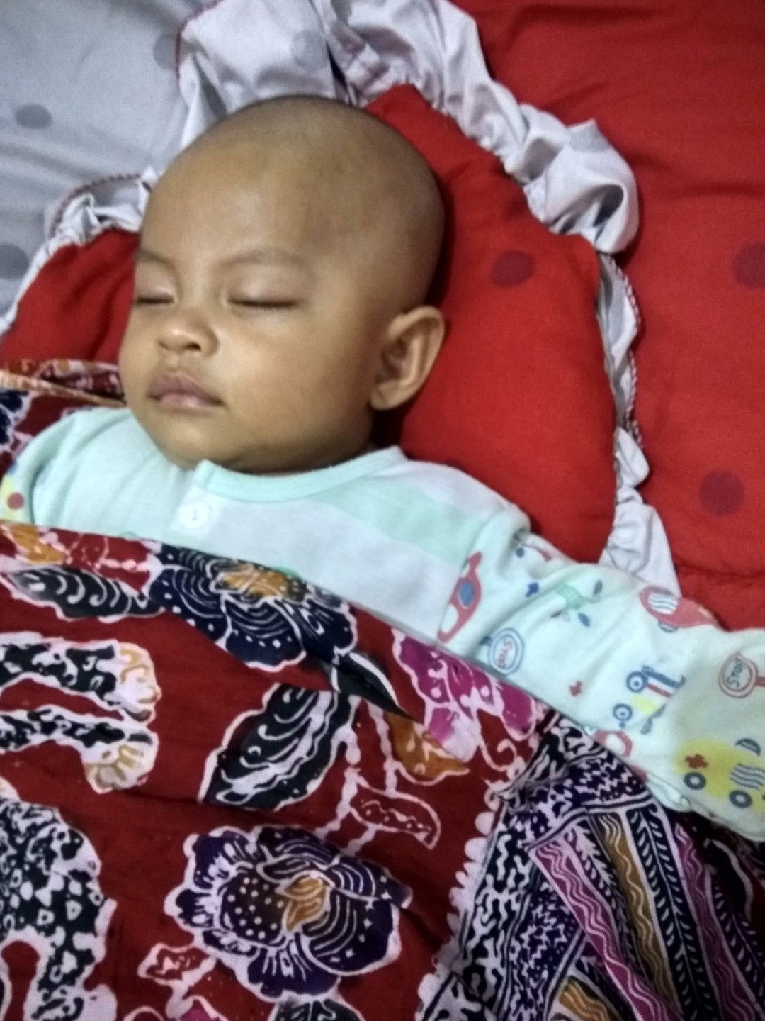 gendong sambil nenen