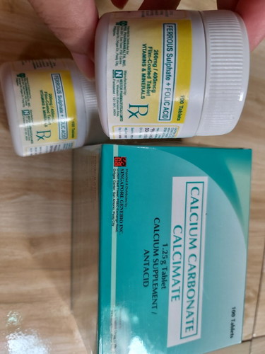 7th to 9th months Calcium Carbonate