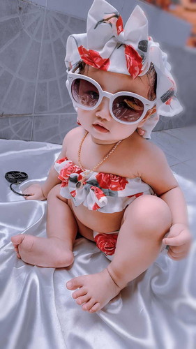 10 เดือนเต็มแล้วโตไวจังไม่อยากให้โตเลย