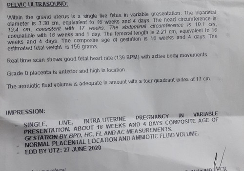 Subchronic Hemorrage