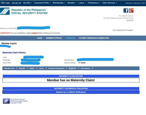 SSS Mat Ben question lang po...