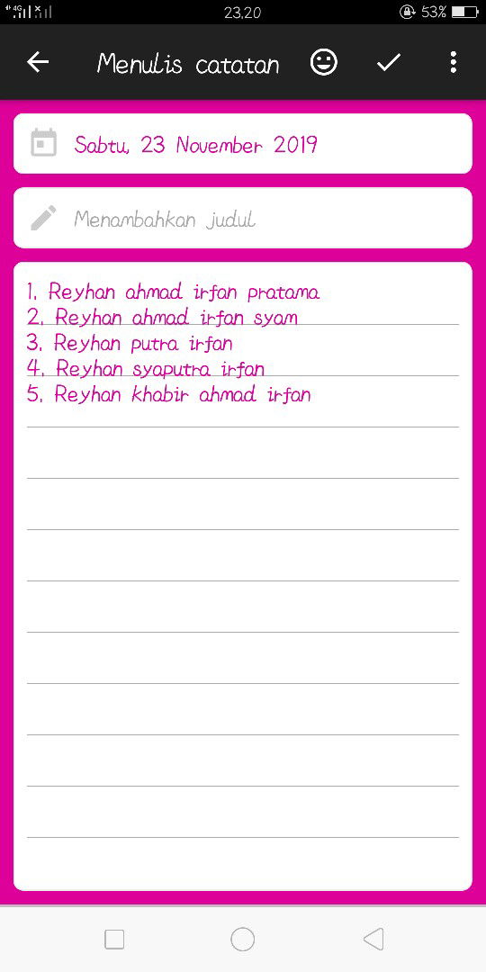 Minta sarang dong Mom