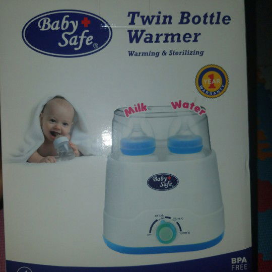 Baby Safe twin bottle warmer