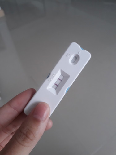 ครั้งแรกจางมาก ตรวจอีกทีวันที่1พ.ย.สองขีดเข้ม