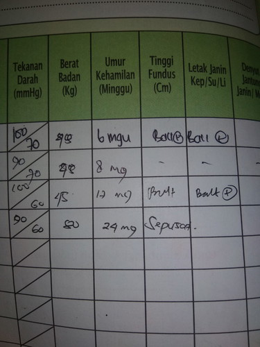 bun yang mau aku tanyain ini bun pas priksa di bidan desa waktu uk ku 12 minggu waktu bulan januari pas blan februari aku priksa kx langsung jadi 24 minggu bun skrg aku binggung sbner nya uk ku tuh brpa minggu
