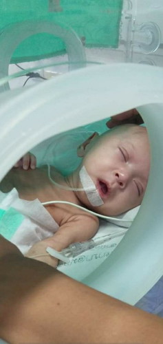 มาอัพเดทอาการน้องลูกพีชค่ะ