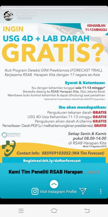 Pemeriksaan Kehamilan Gratis