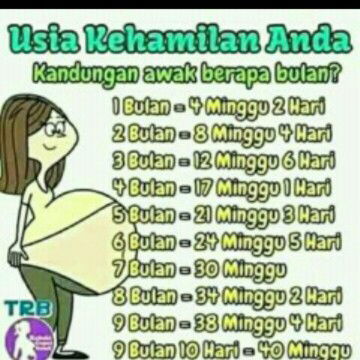 memghitung bulan usia kehamilan