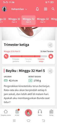 32 weeks