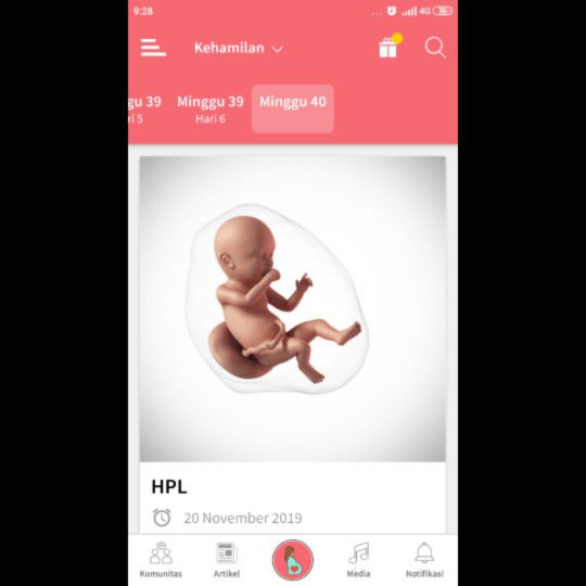 menunggu gelombang cinta si baby