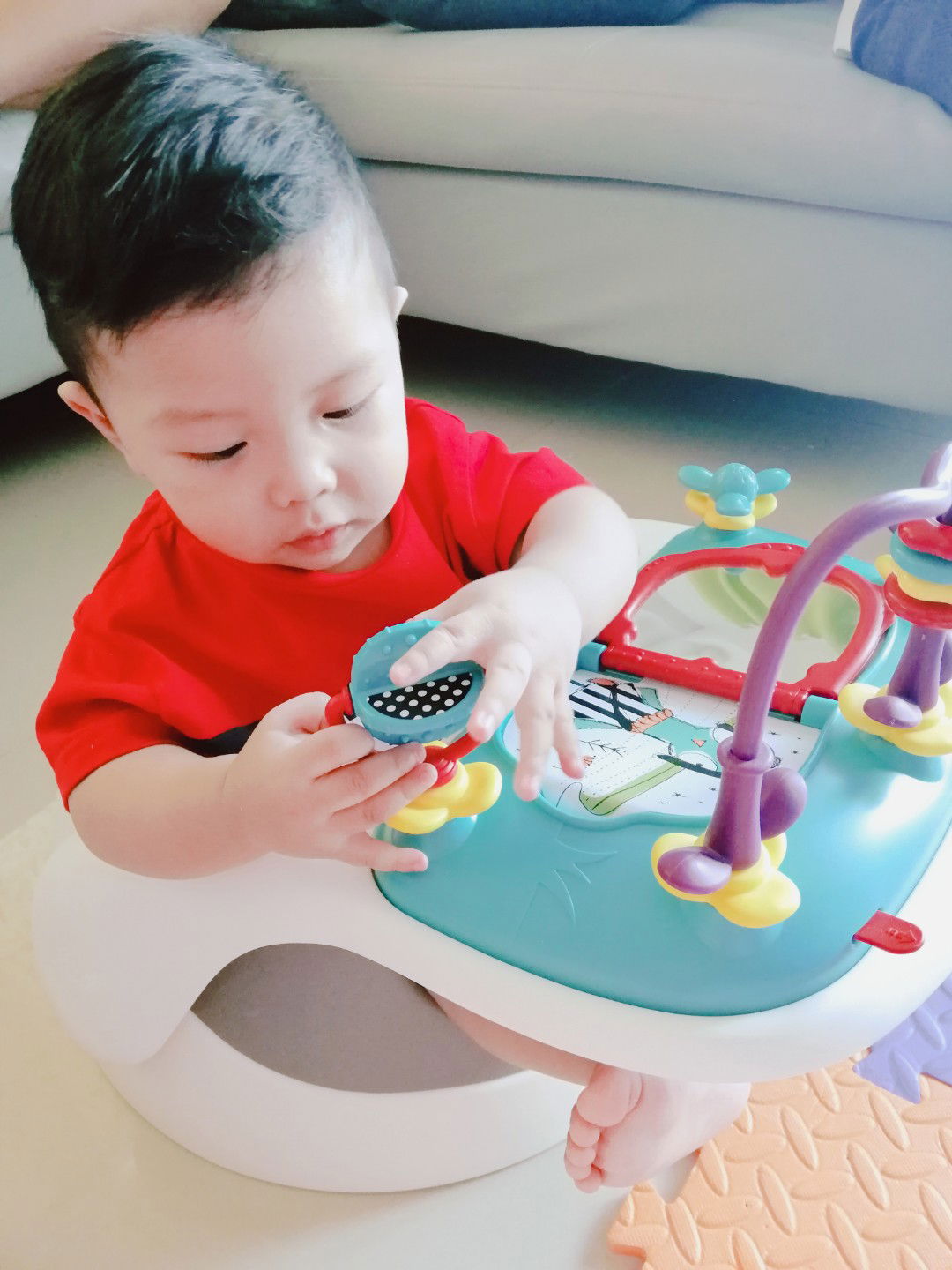 ส่งต่อเก้าอี้หัดนั้ง แบรนด์​ MamasPapas 1500 บาทค่ะ