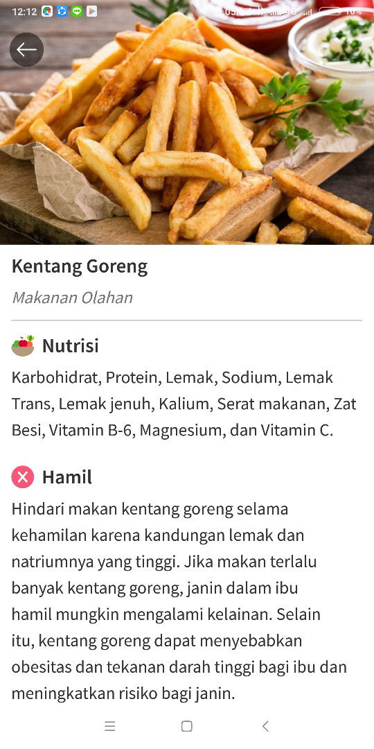 kentang goreng
