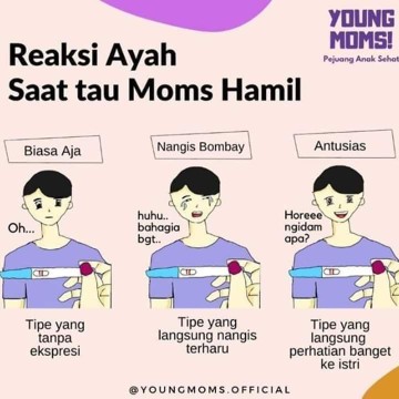 reaksi suami saat anda hamil