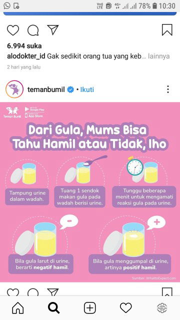 test positif pakai urine