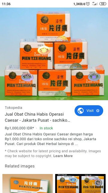 obat cina pasca sesar