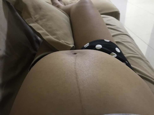 8 month tummy