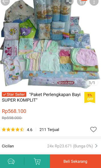 paket lengkap baby newborn