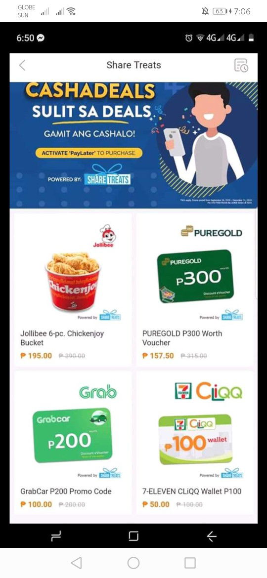 Sharing Is Caring Grab Na Habang Promo Pa.. Ako Nakuha Ko Chicken Jollibee And Cake Sa Redribbon. Acct. Ko At Acct. Ng Hubby Ko ???