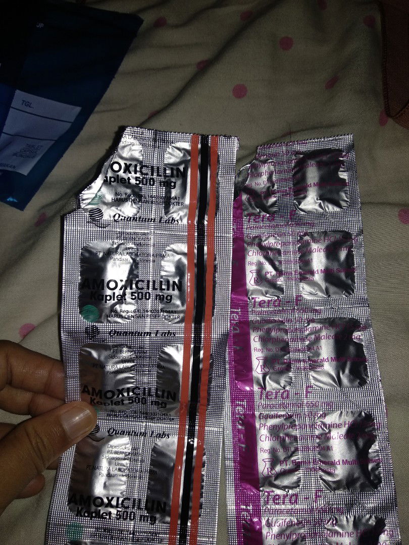 Amoxilin dan obat flu tera f