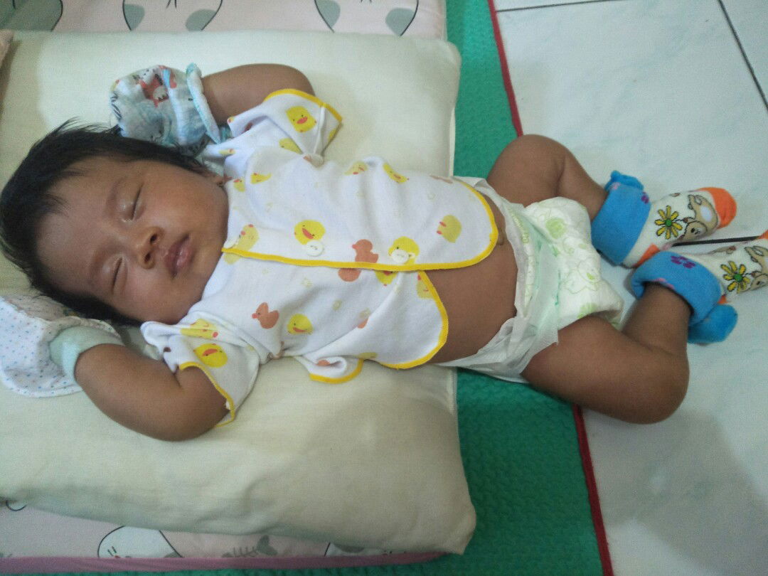 Tidur suka melosot2 kebawah.