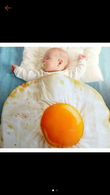 selimut telur ceplok.