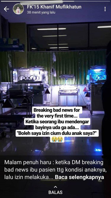 Breaking Badnews di ruang NICU & Perinatologi
