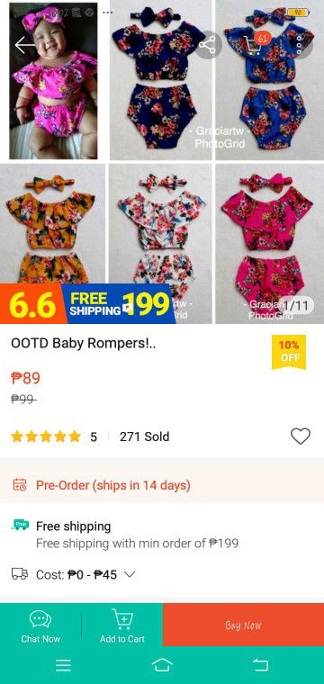 Flexin my baby shopee model